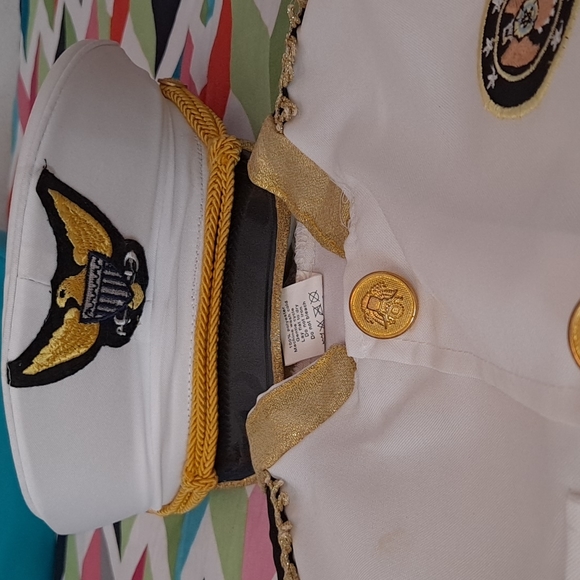 DRESS AMERICA 🇺🇸..4 piece  children's  cheif  with hat .. - Picture 4 of 5